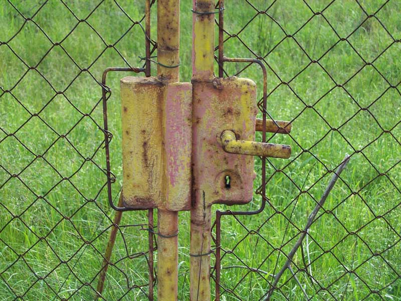 Zauntor | Not Texas border fence by Walter De Maria; Foto